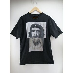 Neil Barrett Mens T-Shirt Black Che Guevarius Rare Designer T-Shirt‎